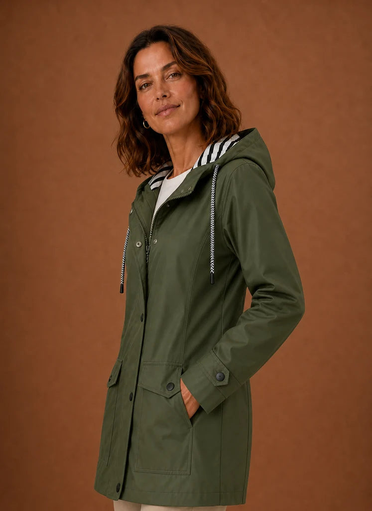 Women's Trench Coat - Hooded Fall/Winter Coat | Nero & Luya