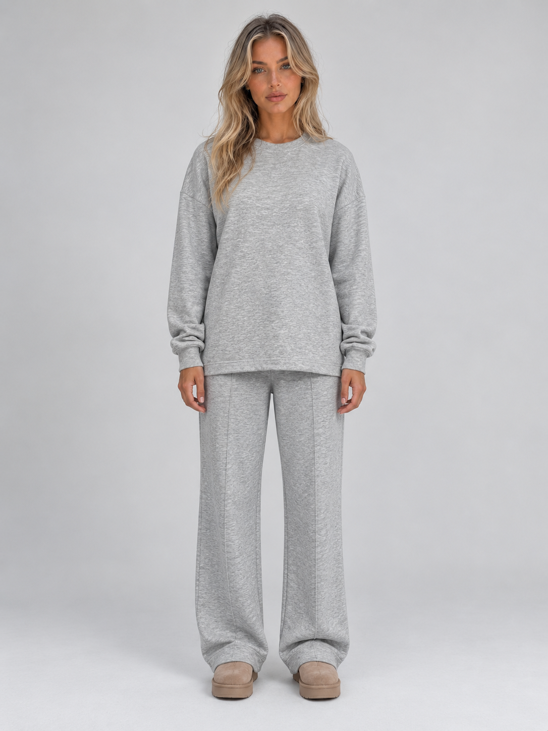 Sweatshirt Co-Ord Set in Grey