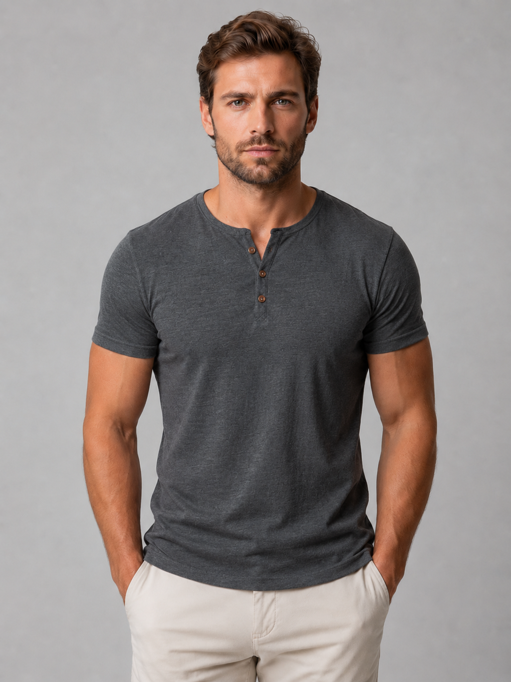 Henley in Grey