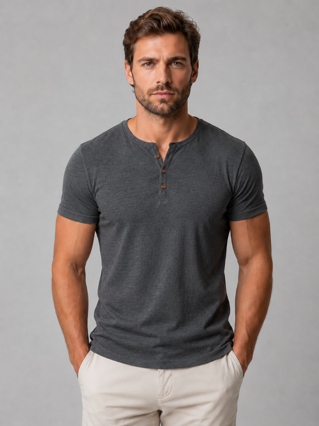 Henley in Grey