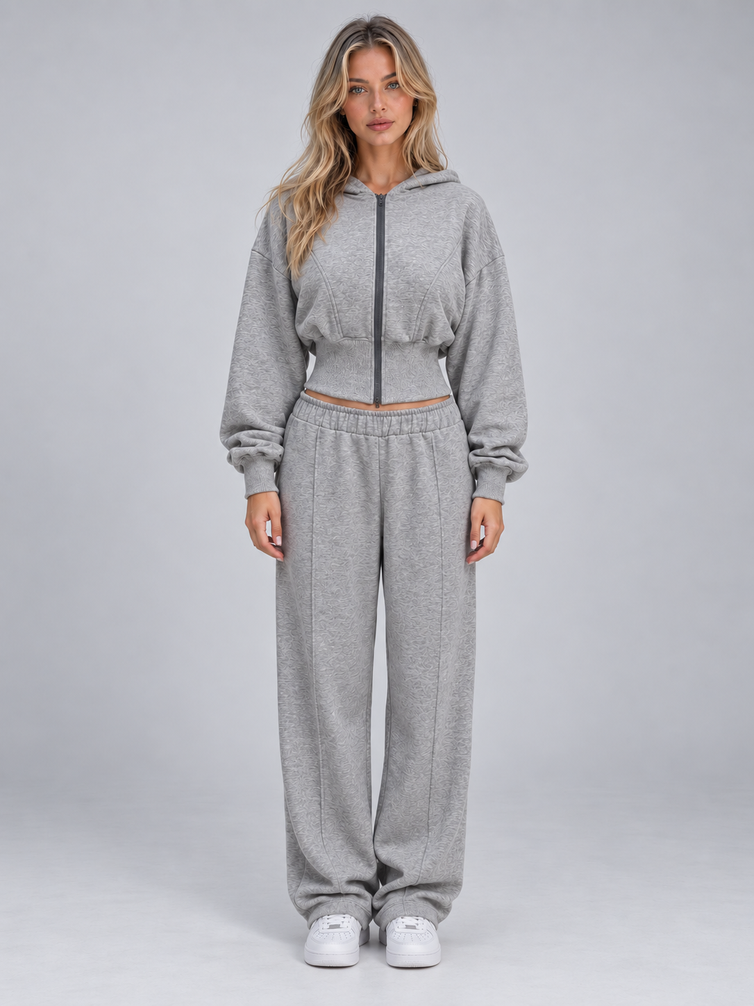 Tracksuit Set in Grey