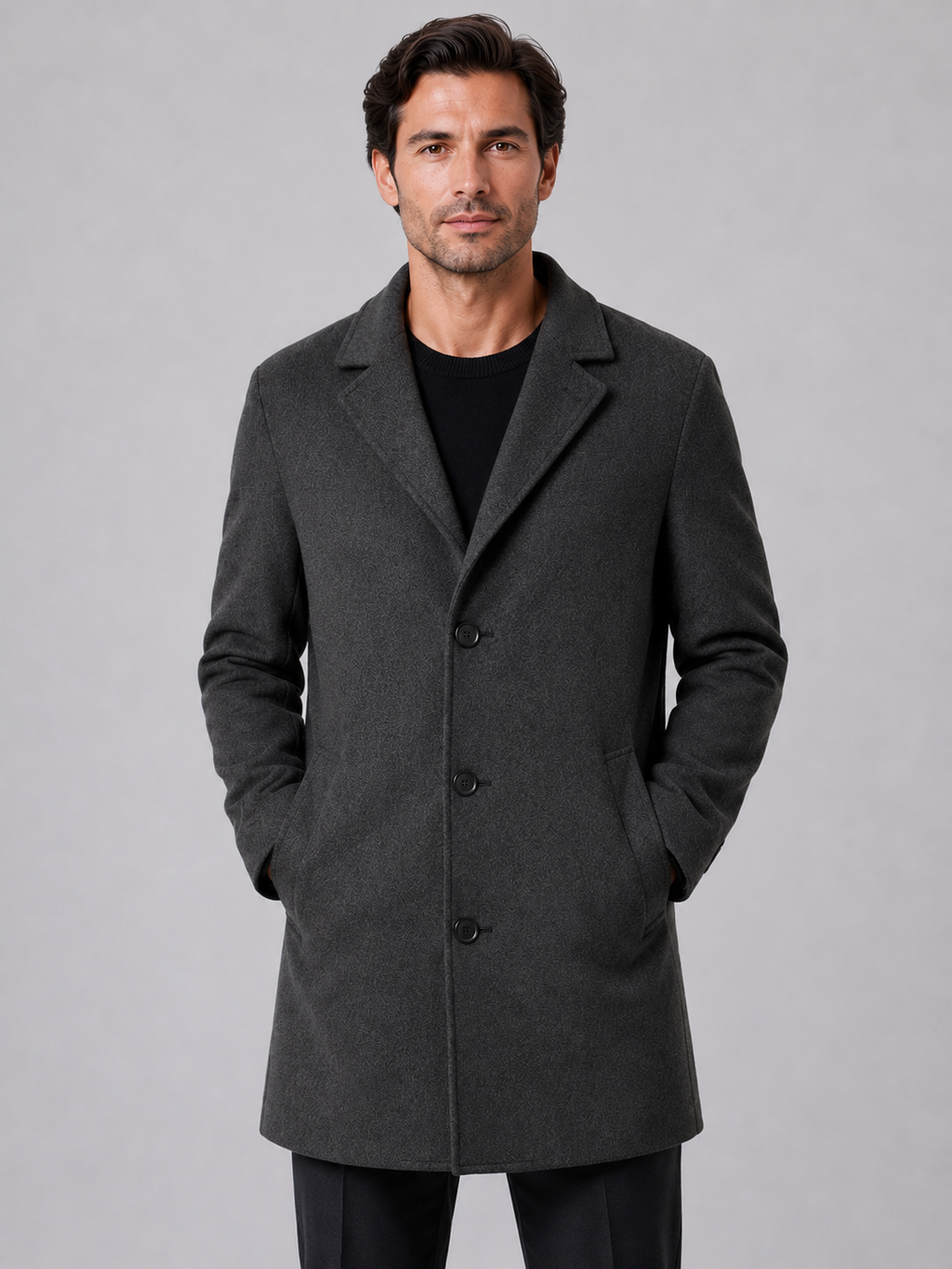 Coat in Grey