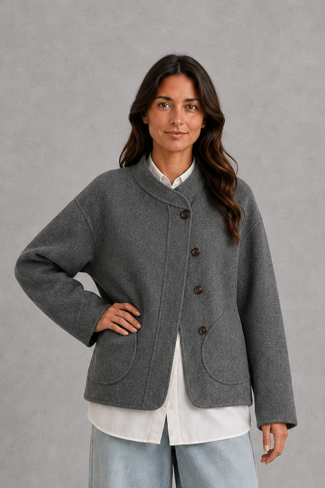 Coat in Grey