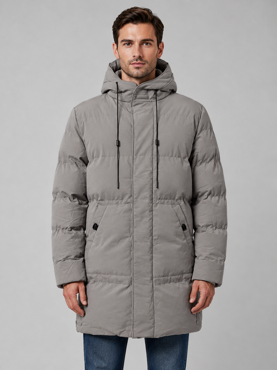 Coat in Grey