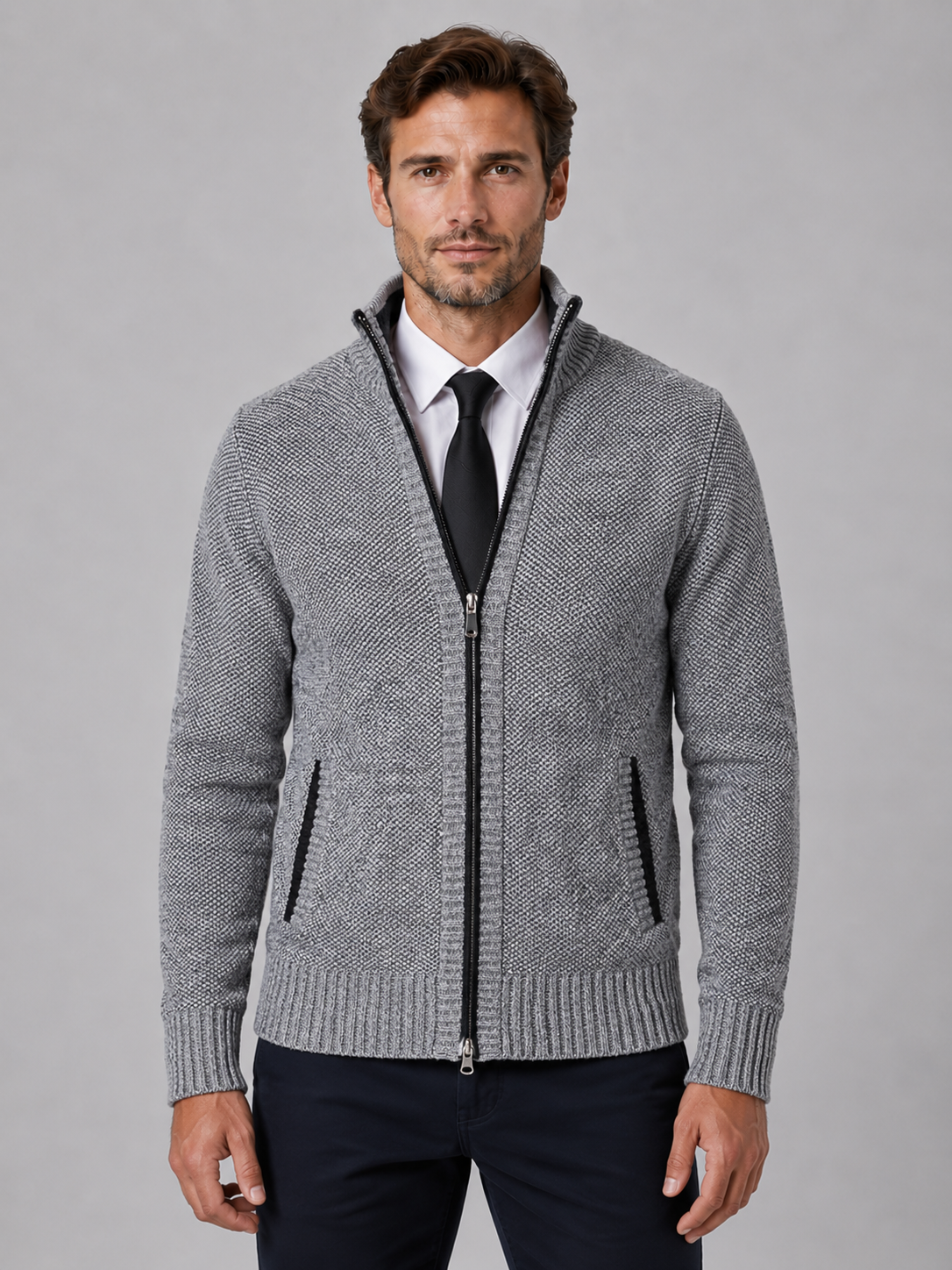 Cardigan in Grey