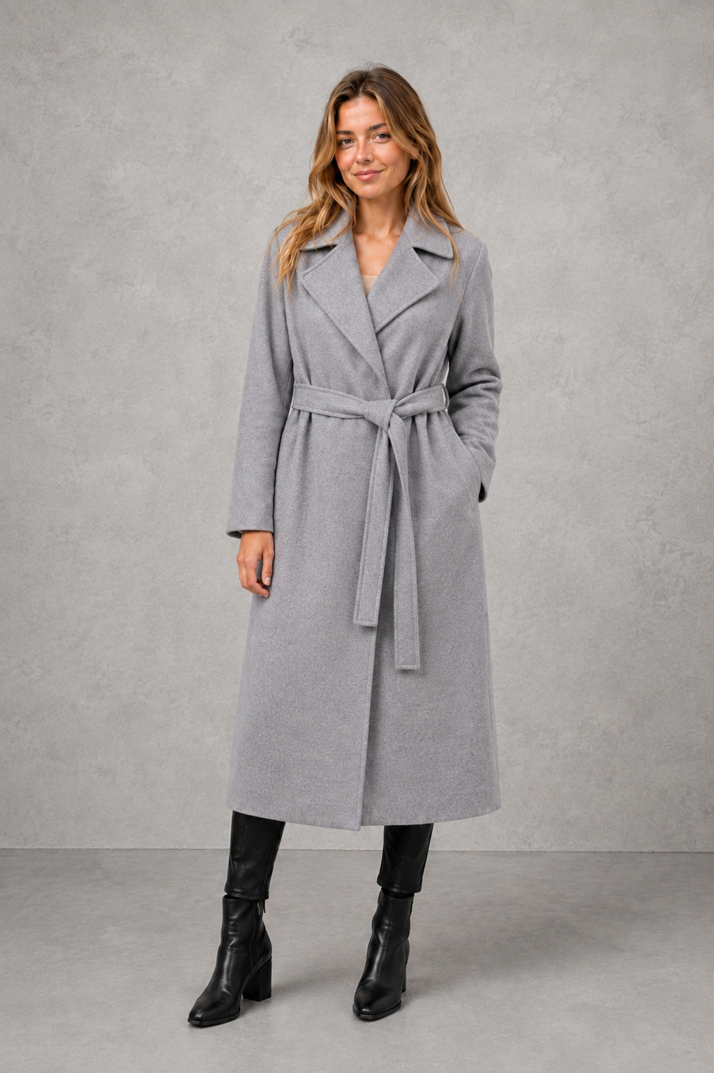 Coat in Grey