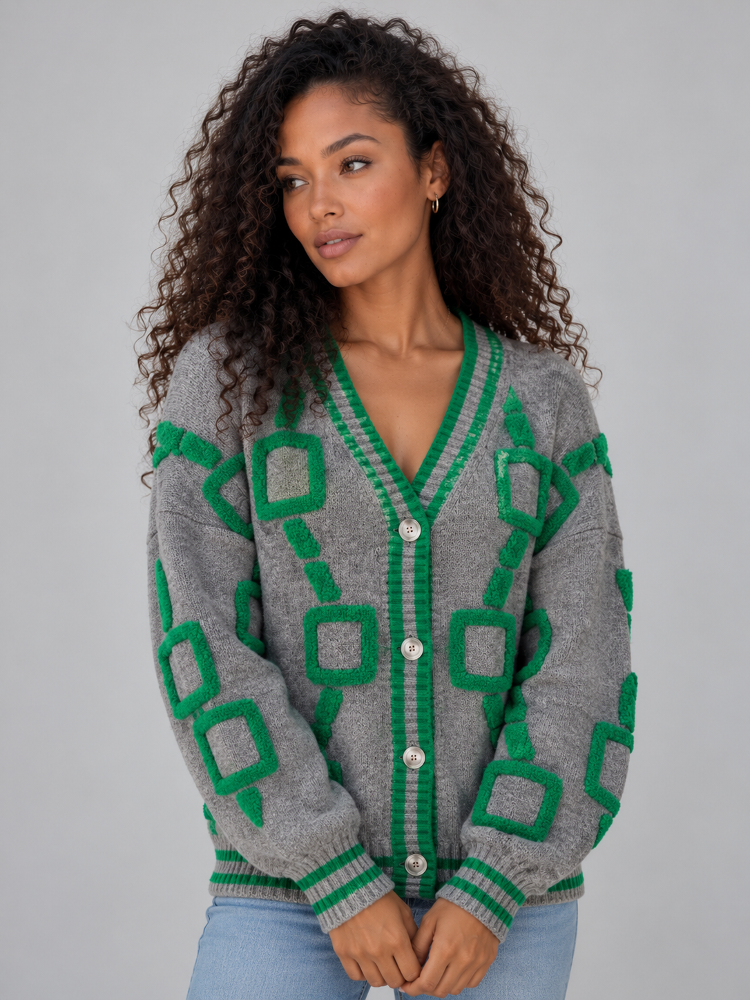 Cardigan in Grey