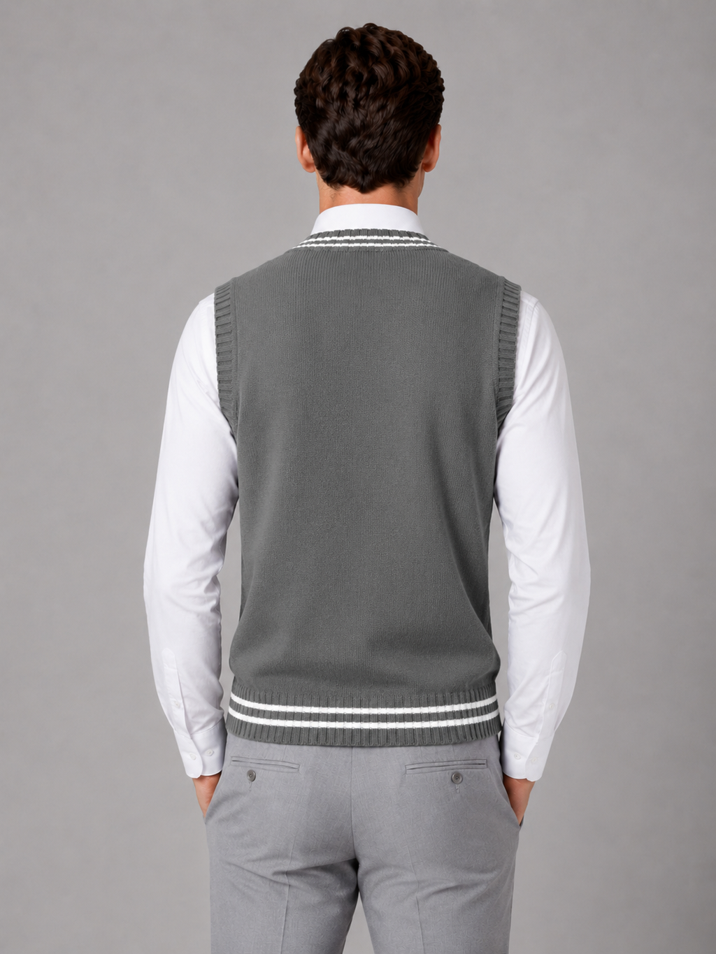 Sweater Vest in Grey