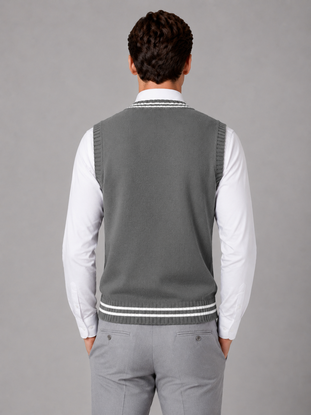 Sweater Vest in Grey