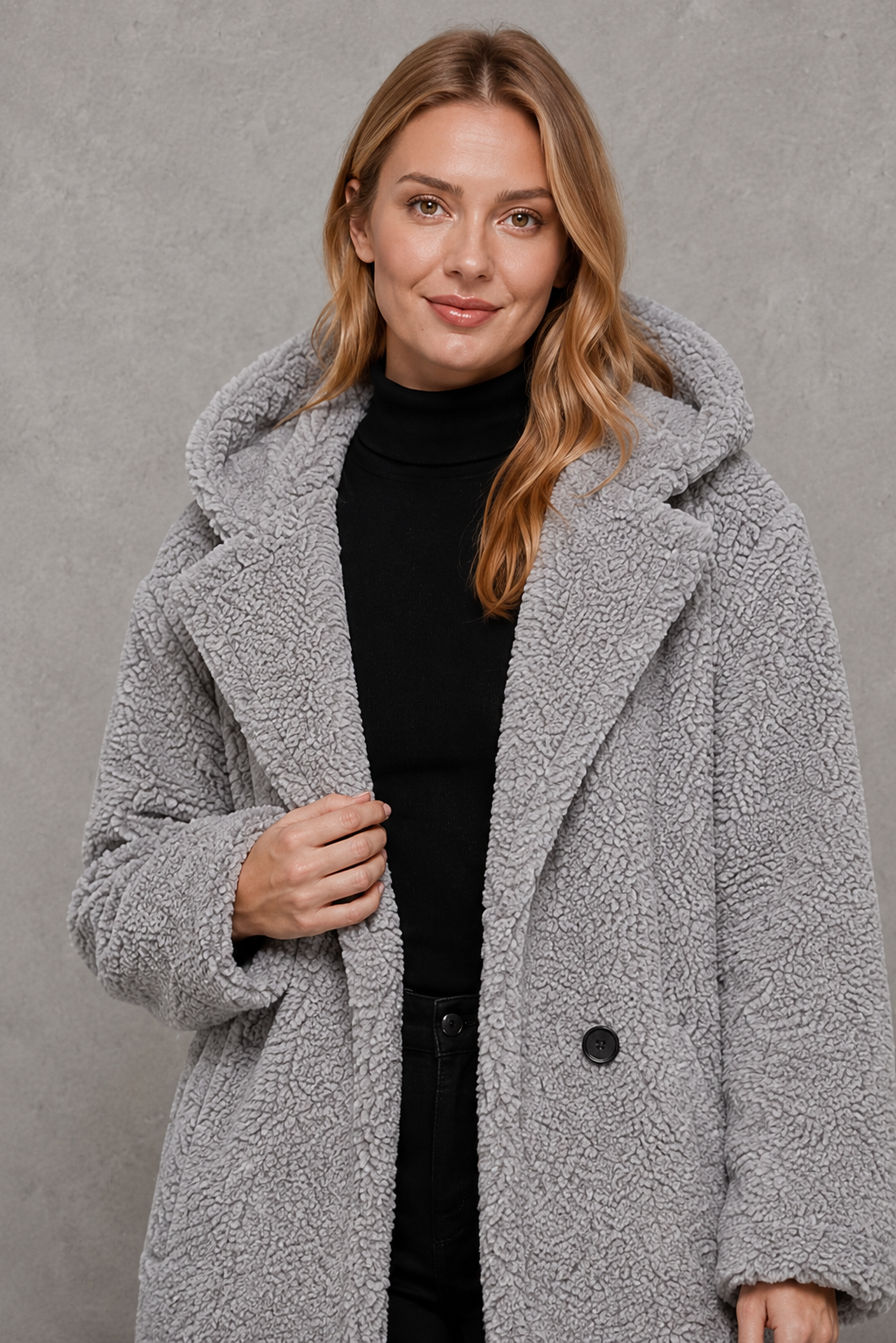 Coat in Grey