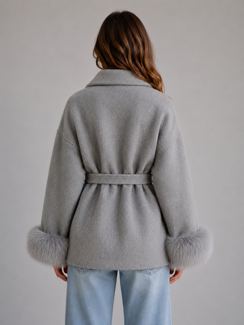 Coat in Grey