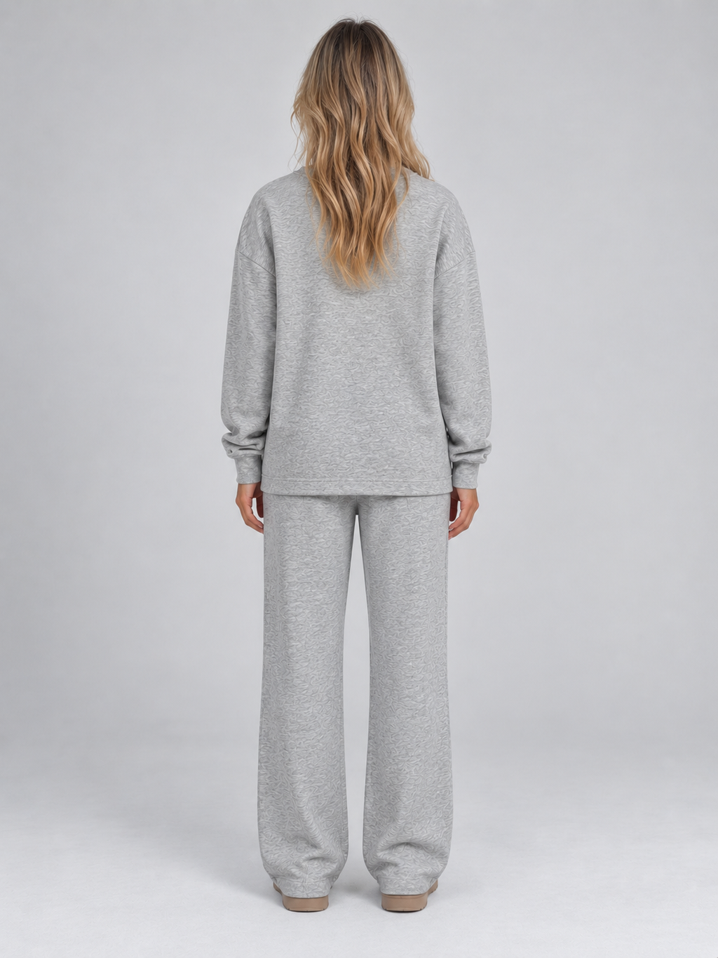 Sweatshirt Co-Ord Set in Grey