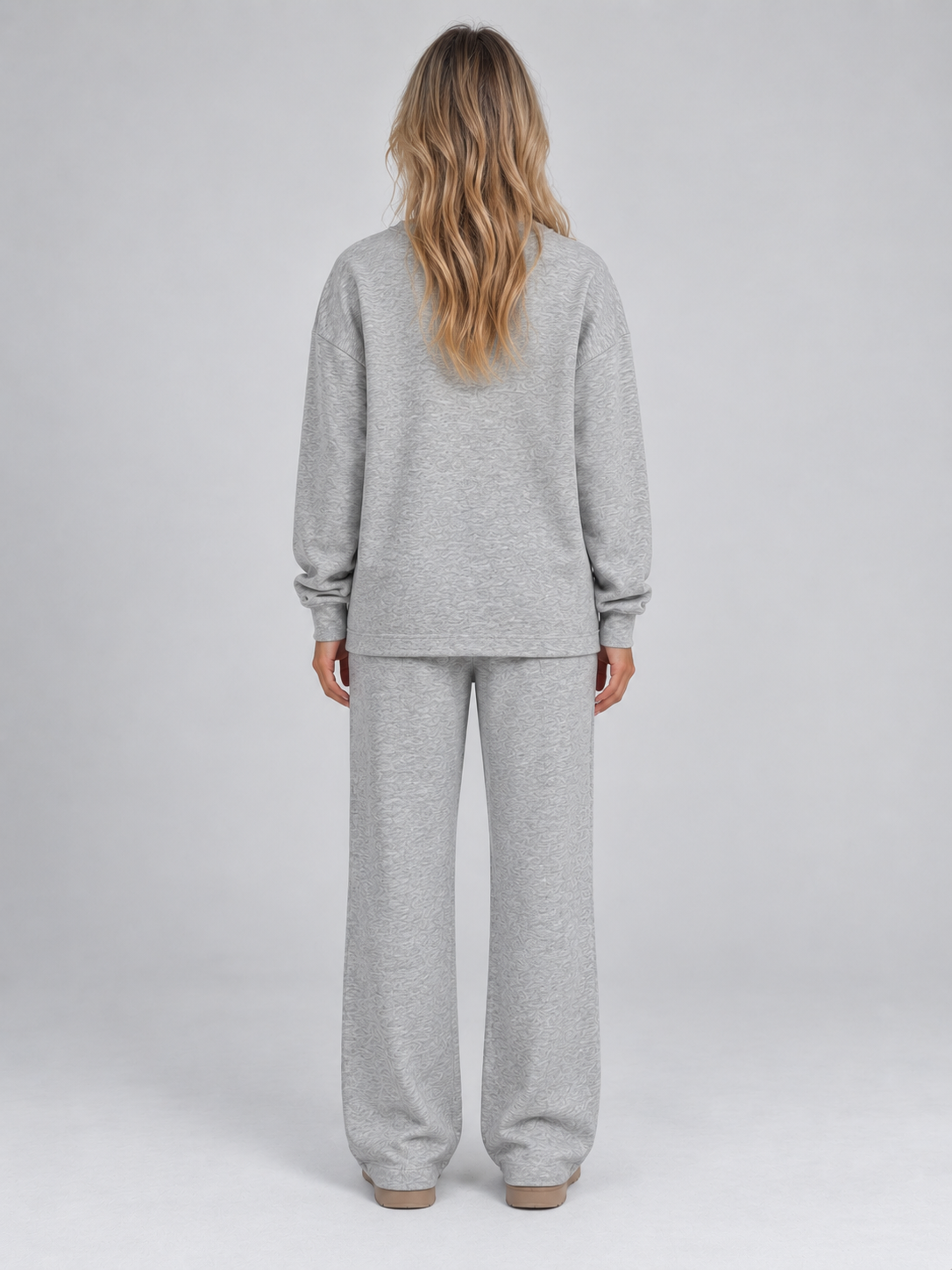 Sweatshirt Co-Ord Set in Grey