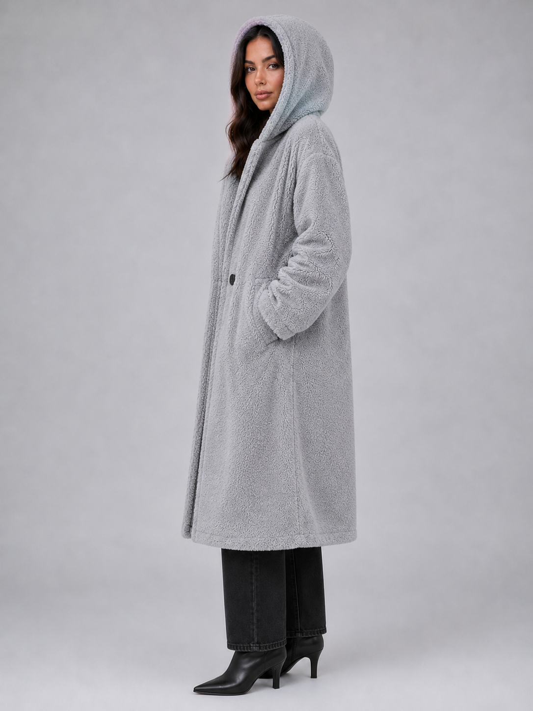 Coat in Grey