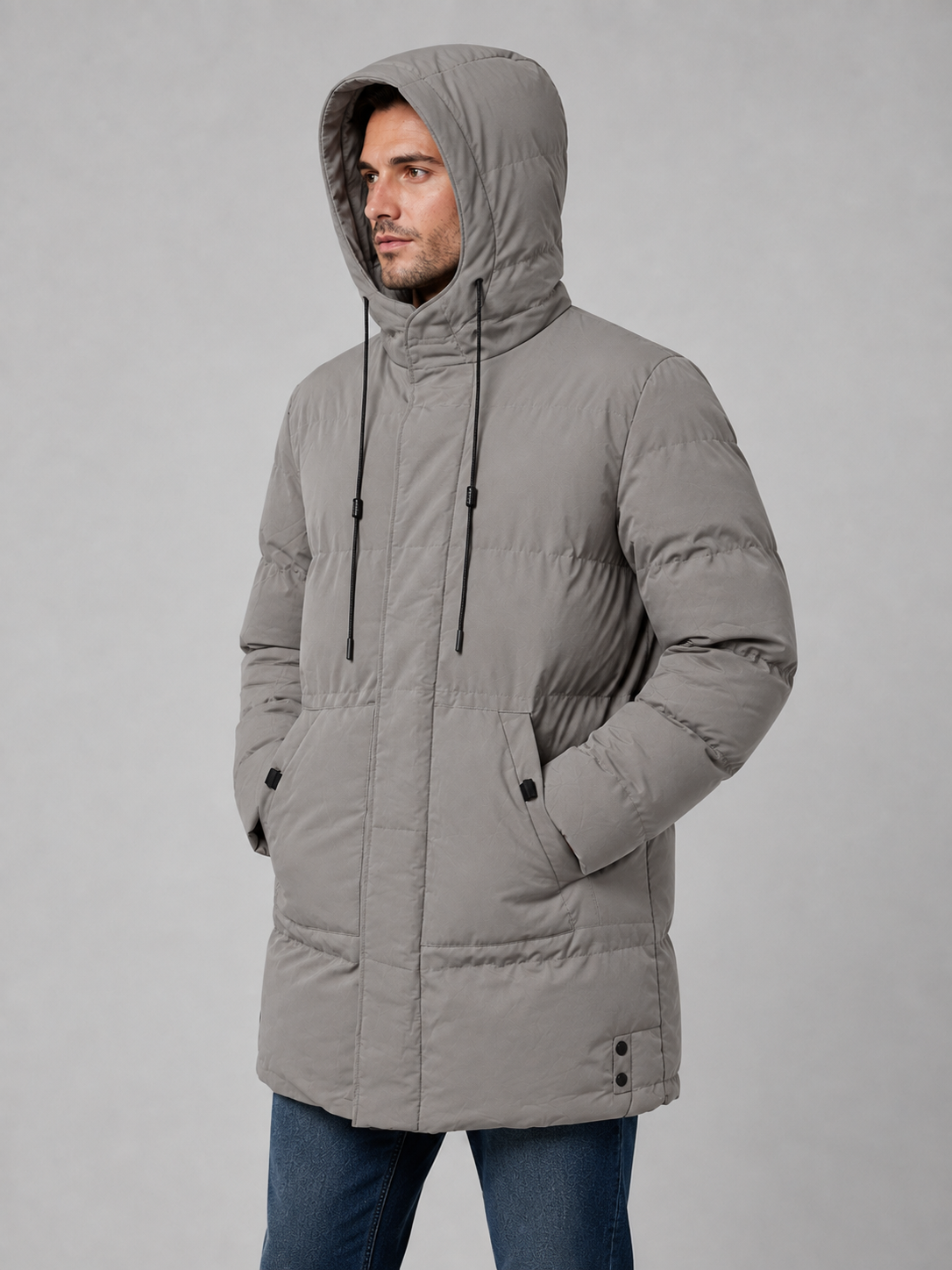 Coat in Grey