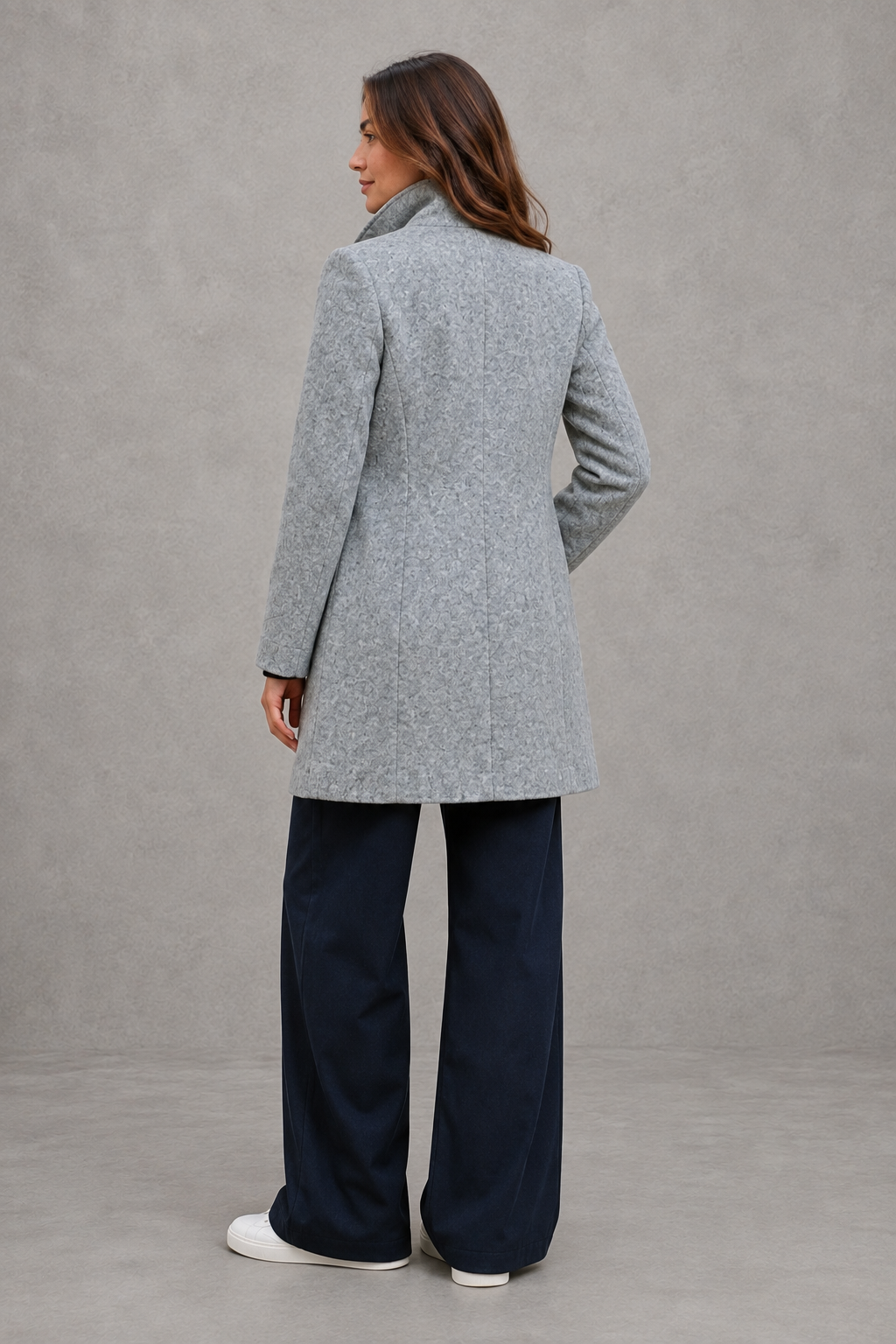Coat in Grey