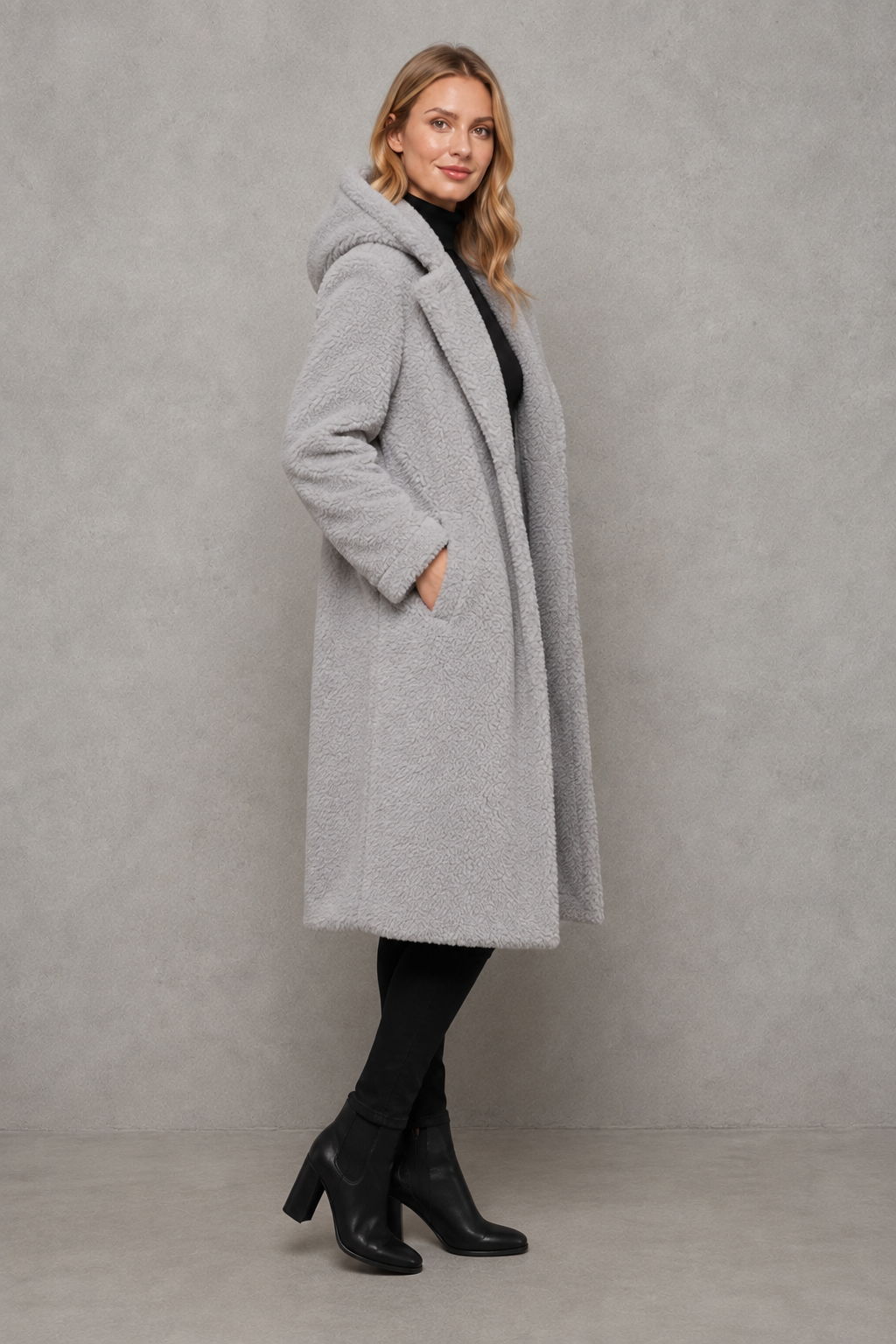 Coat in Grey