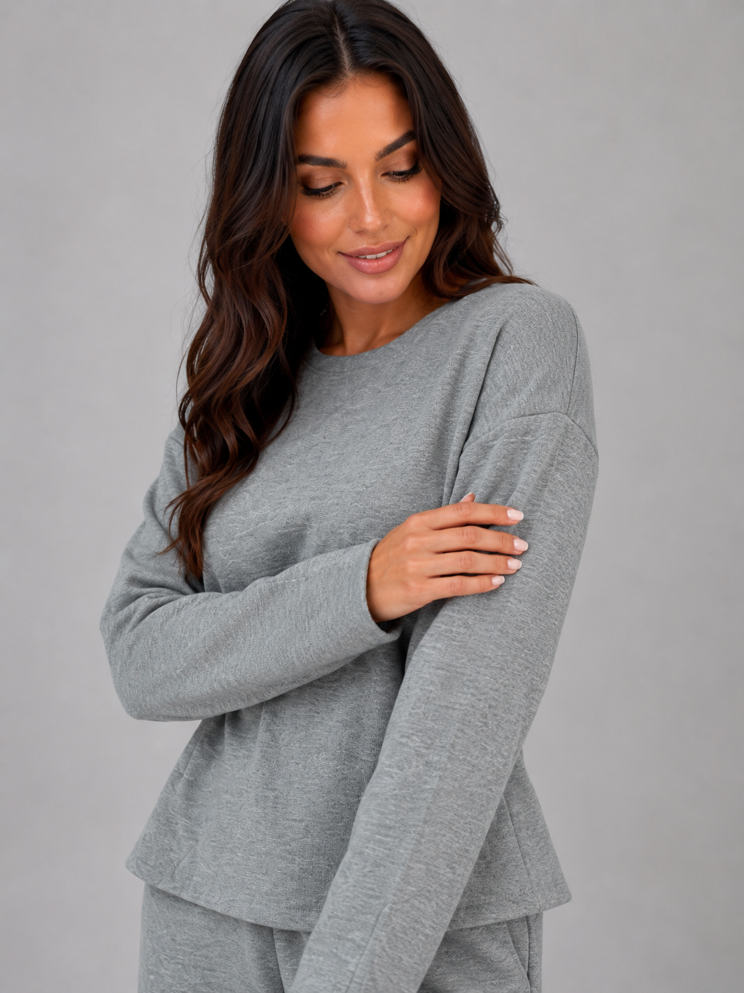 Lounge Co-Ord Set in Grey
