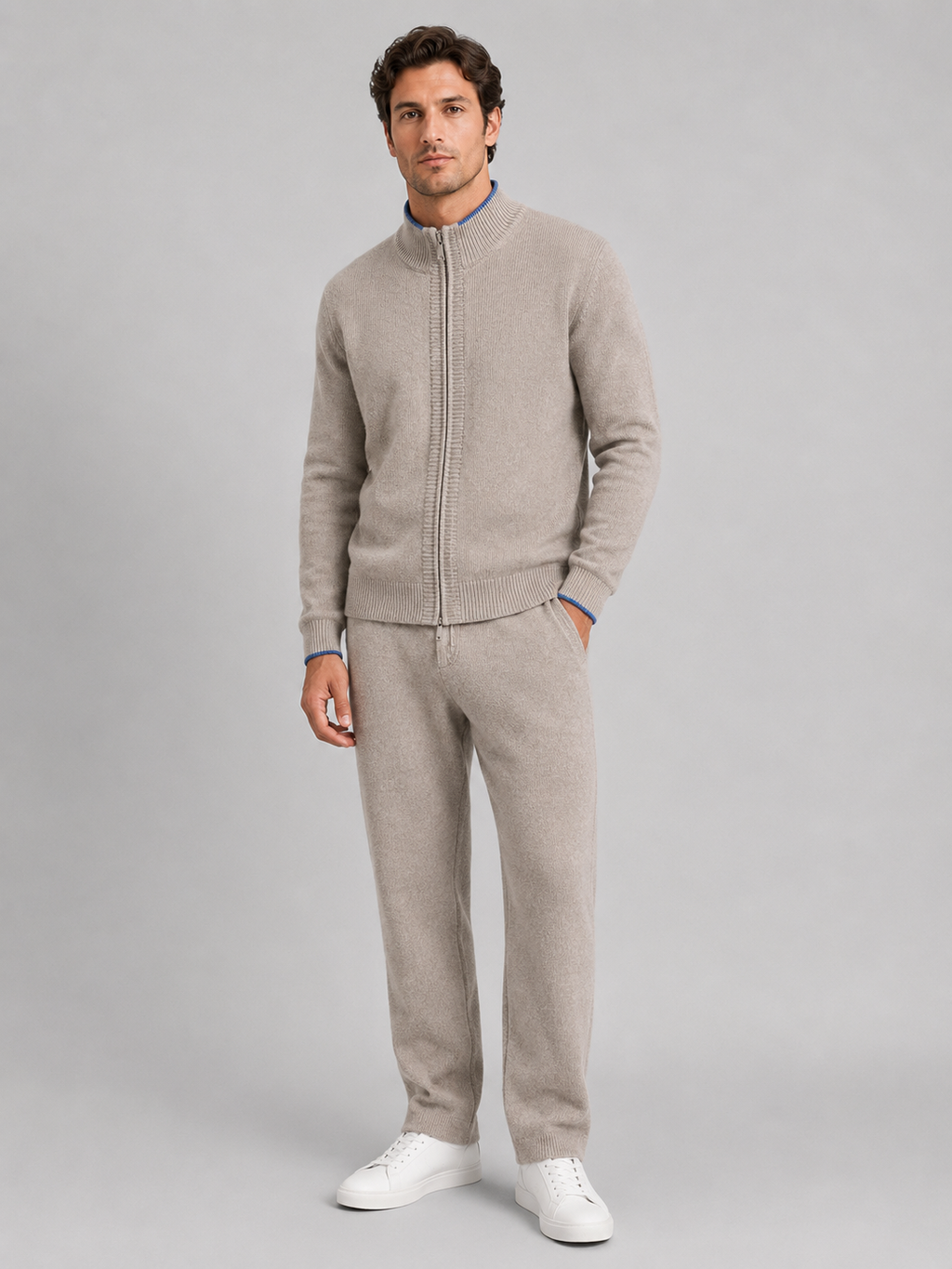 Cardigan in Grey Marl