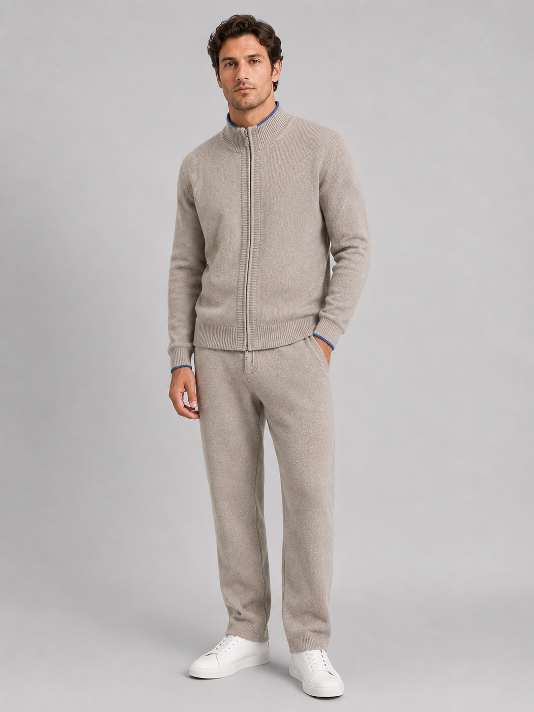 Cardigan in Grey Marl