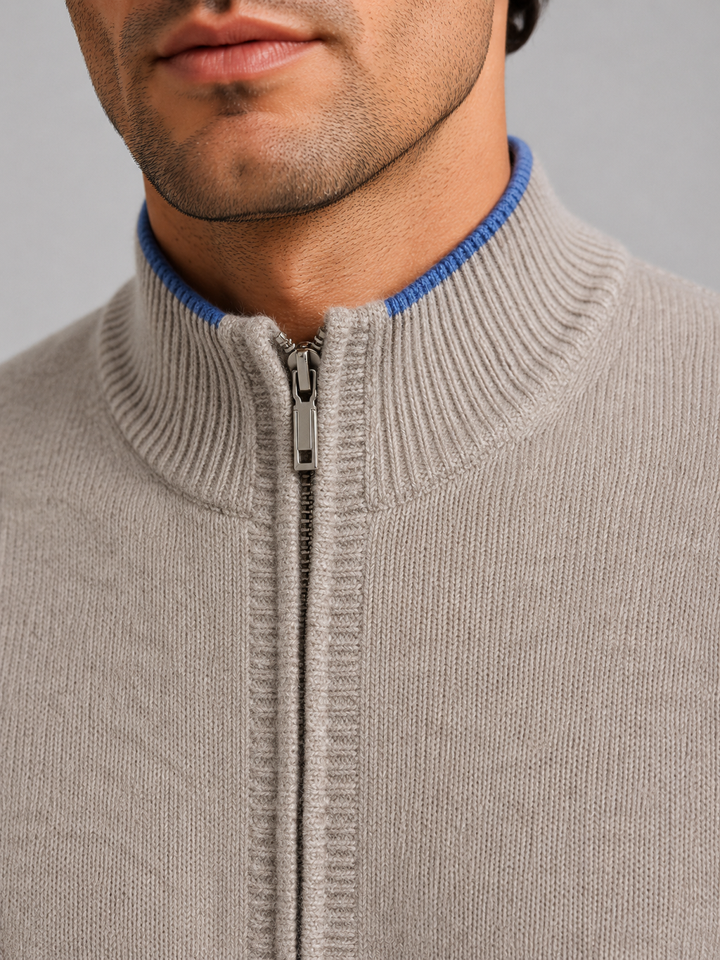 Cardigan in Grey Marl
