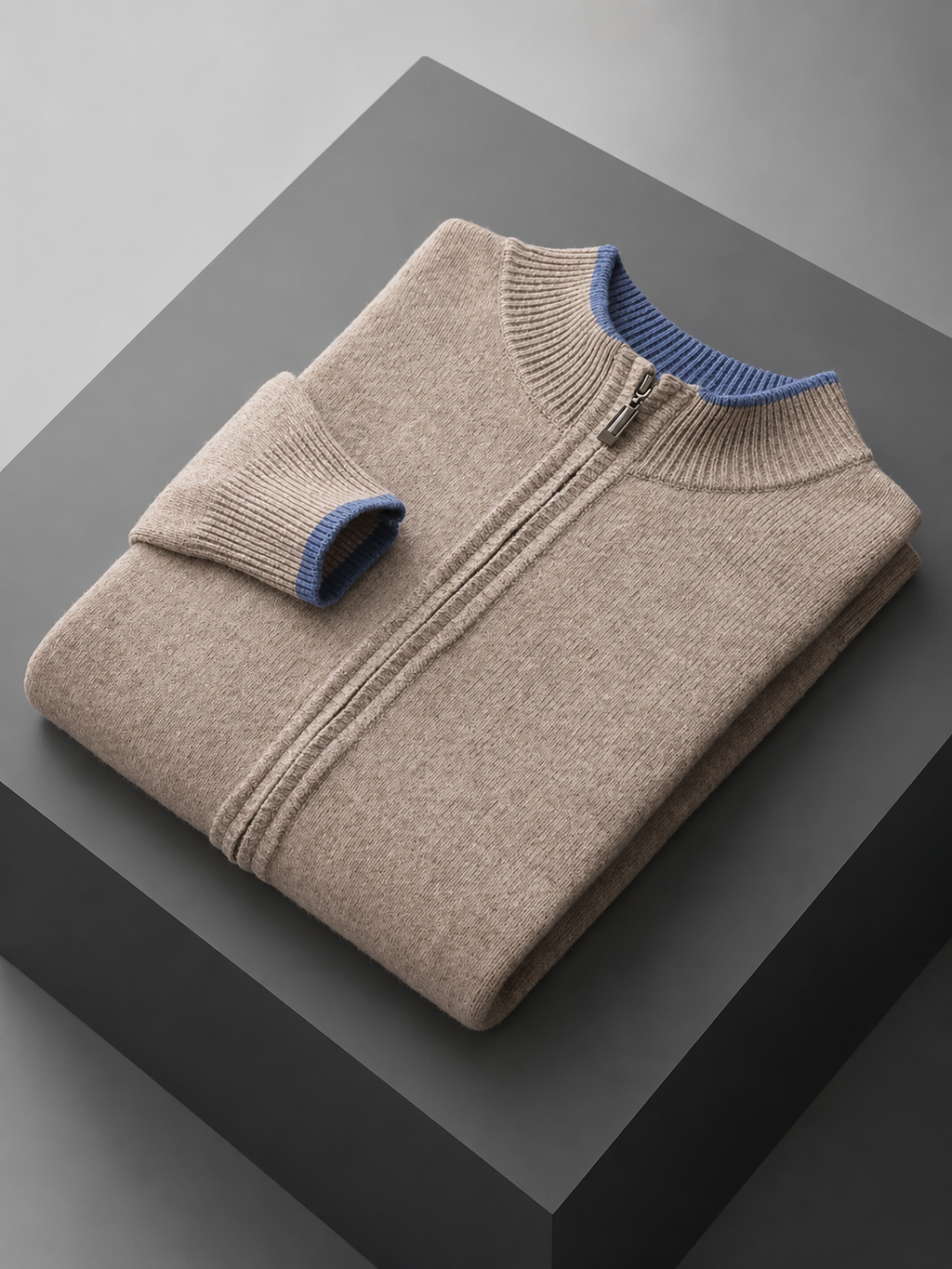 Cardigan in Grey Marl