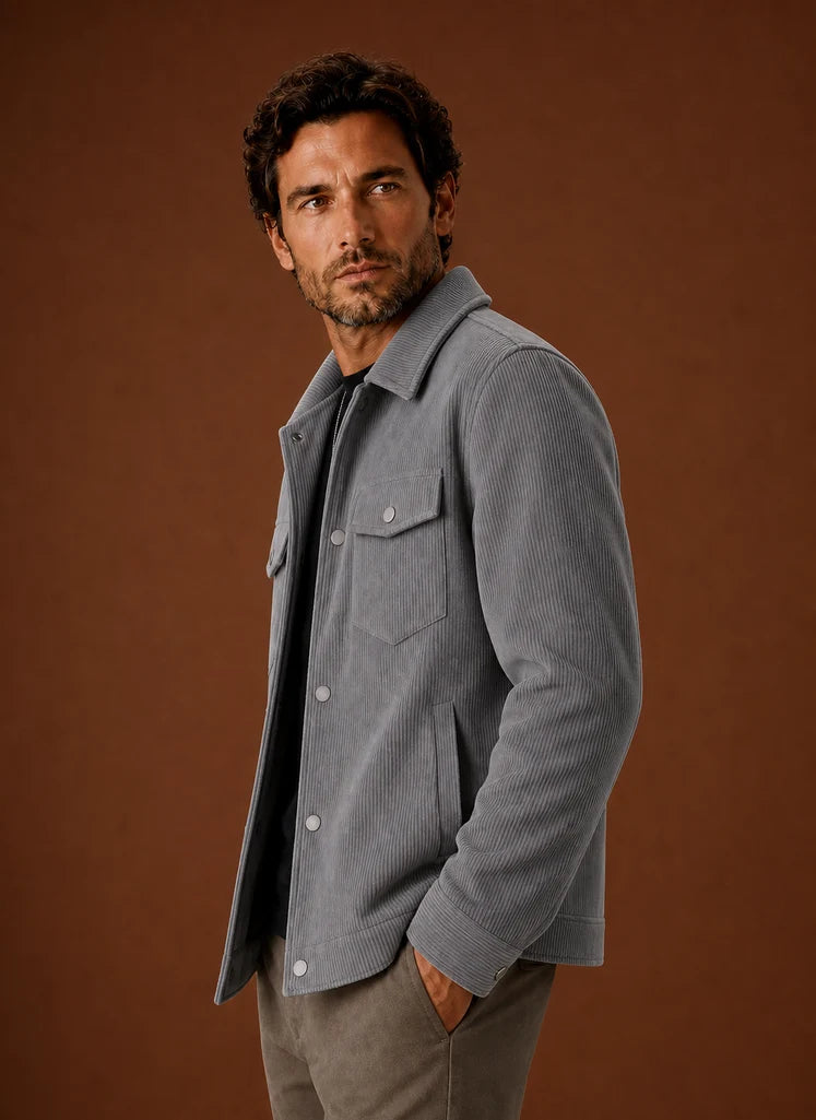 Men’s Corduroy Jacket – Casual Fall Jacket | Nero & Luya