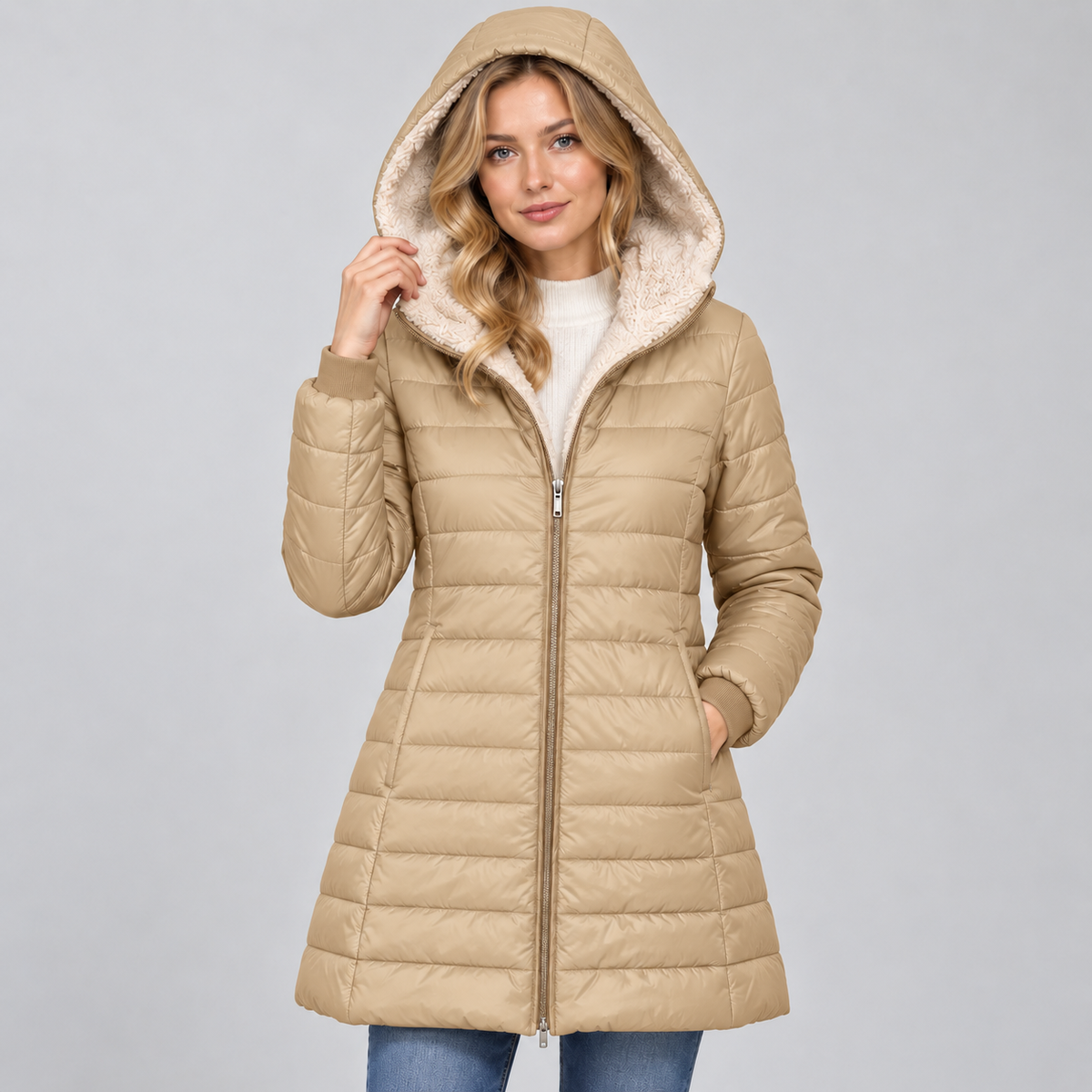 Coat in Khaki