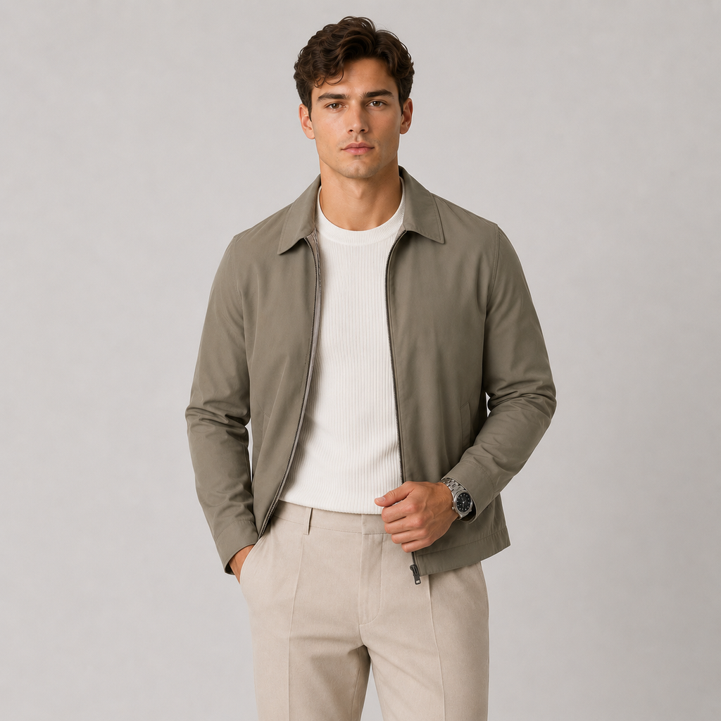 Men's Jacket in Khaki
