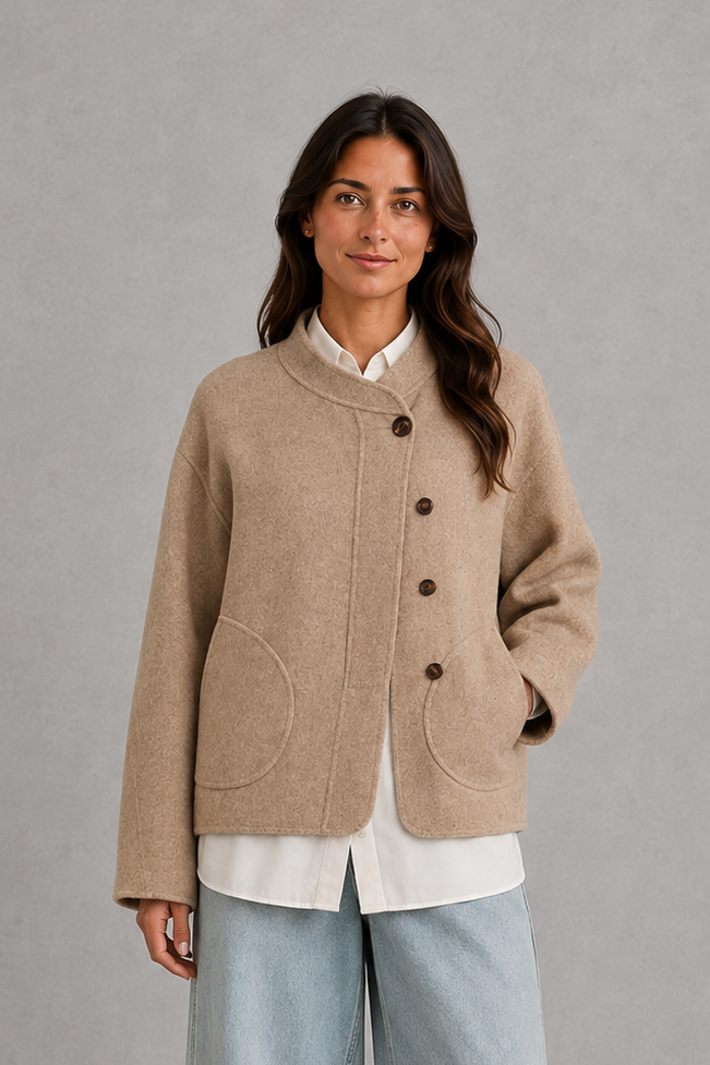 Coat in Khaki