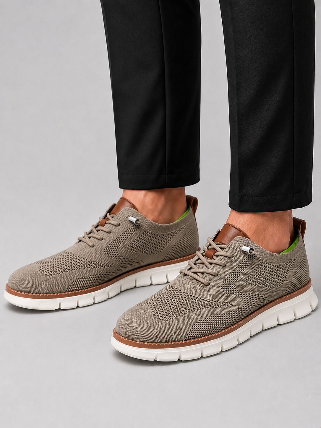Men'S Casual Sneakers in Khaki