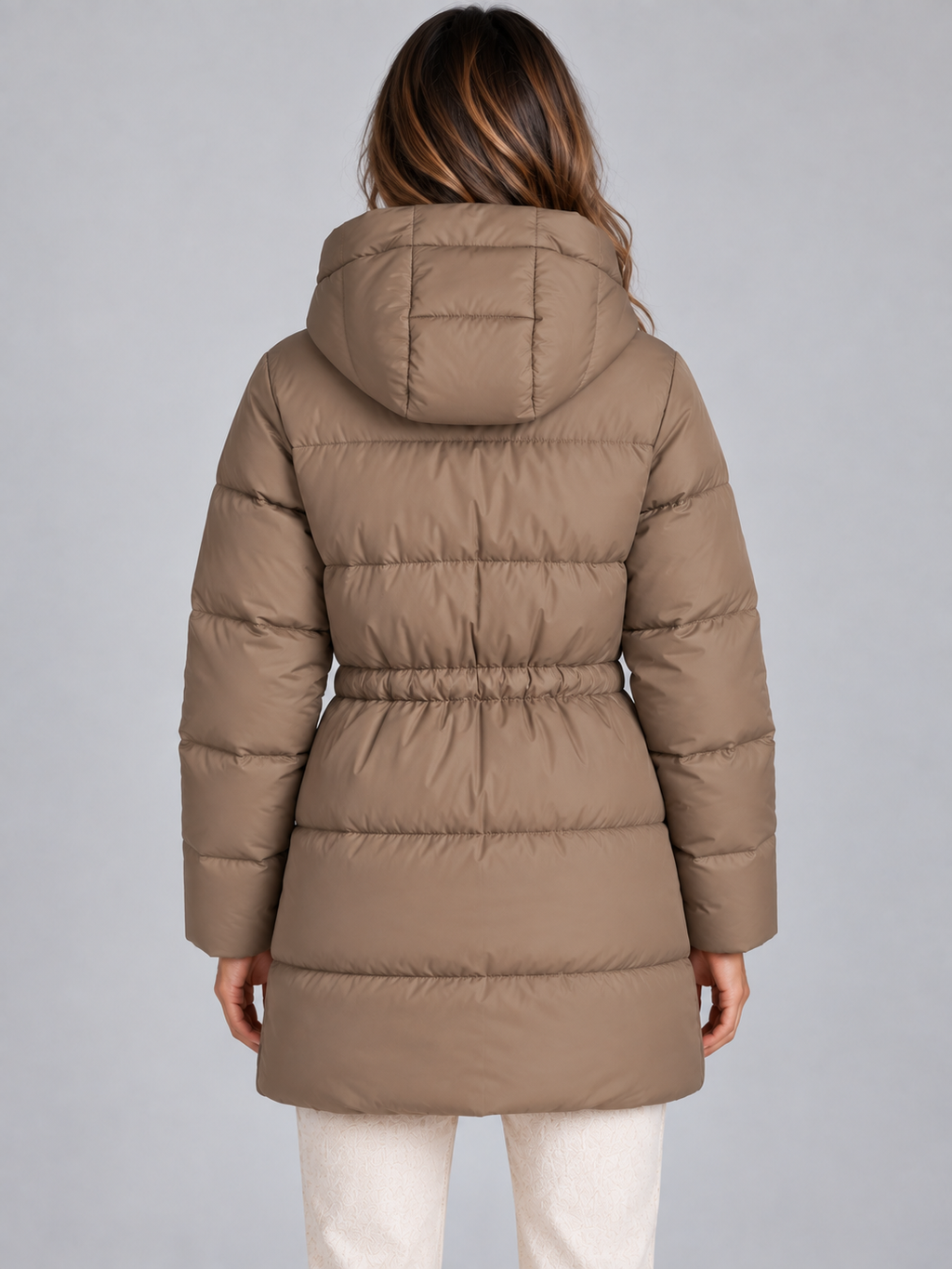Puffer Jacket in Khaki