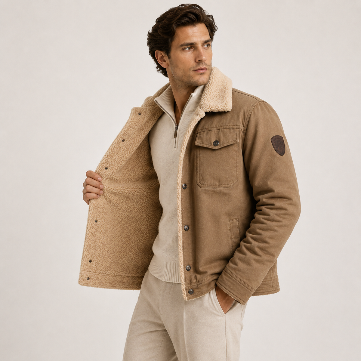 Jacket in Khaki