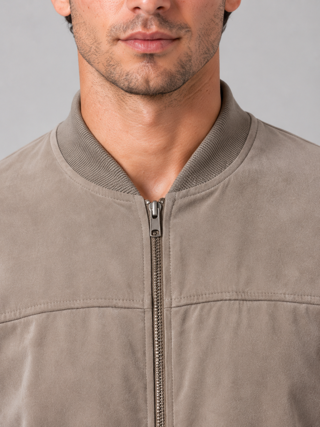 Bomber Jacket in Khaki