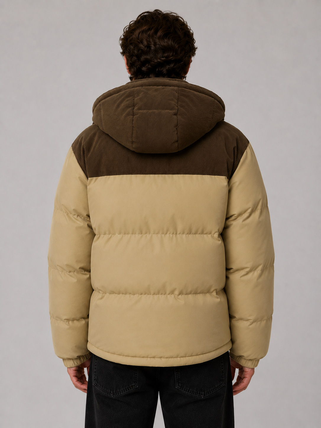 Puffer Jacket in Khaki