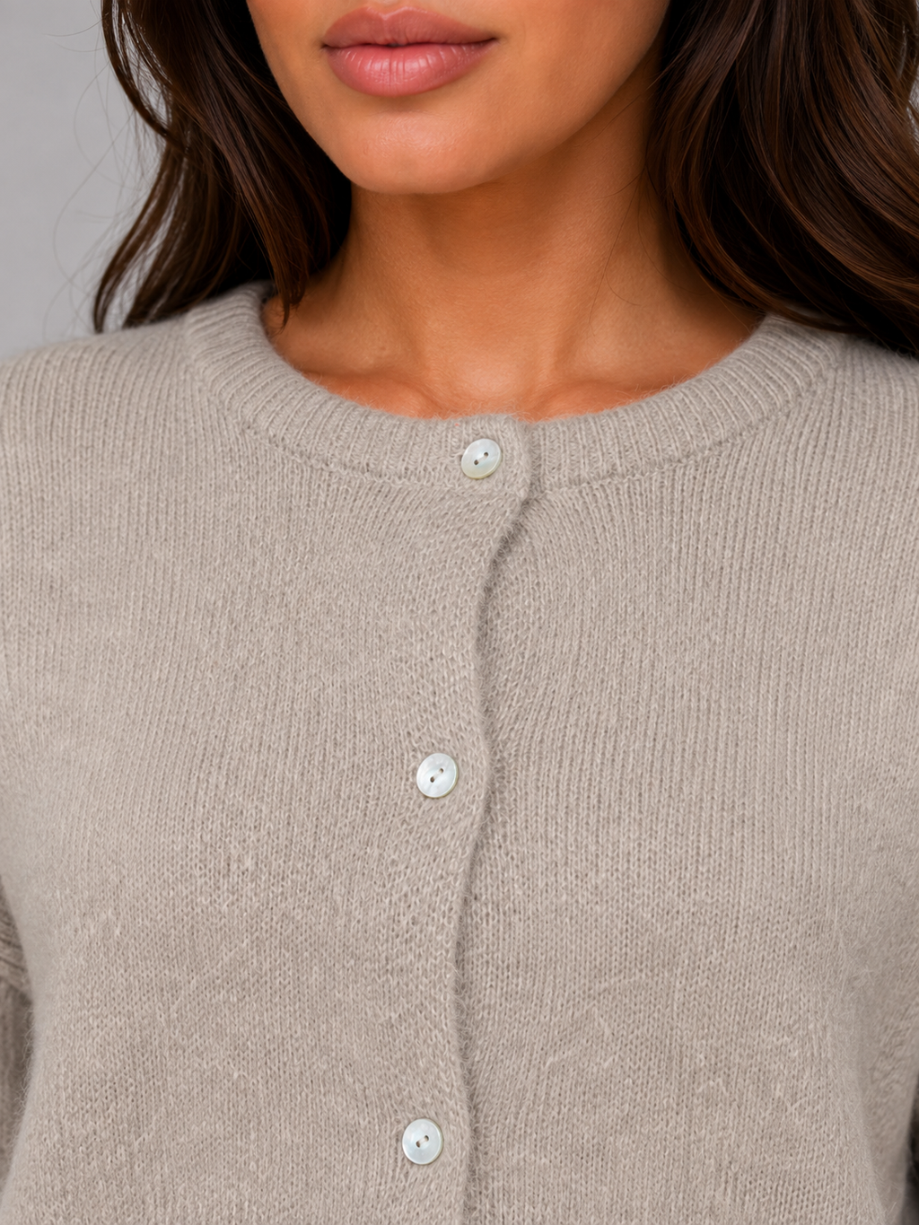 Cardigan in Khaki