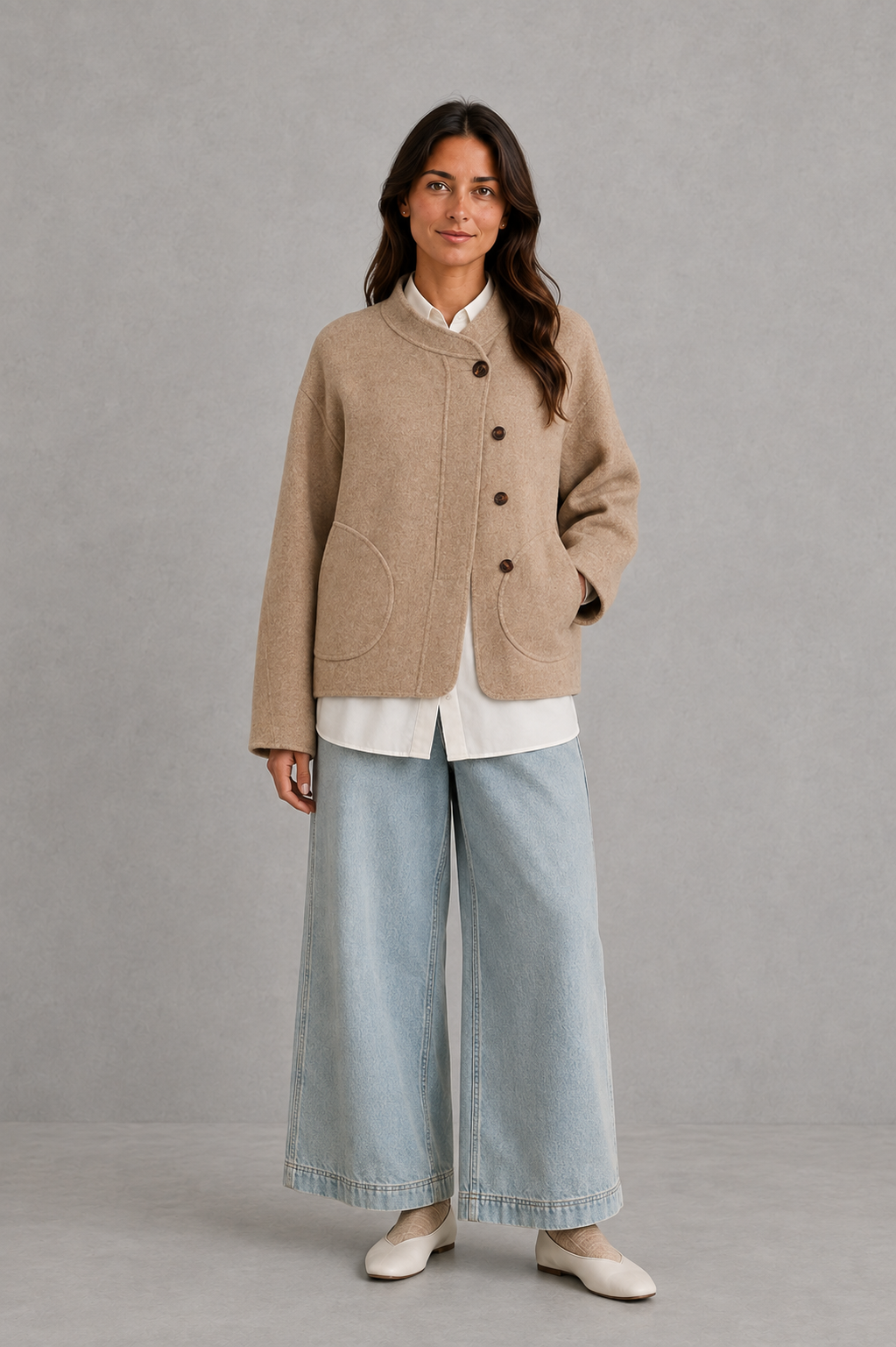 Coat in Khaki