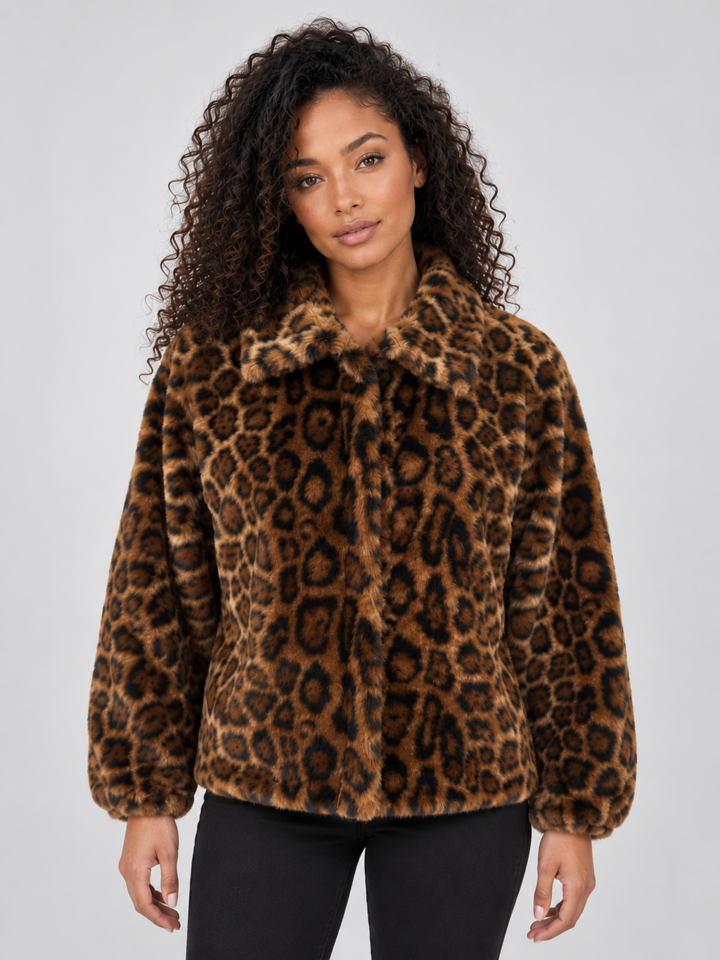 Jacket in Leopard