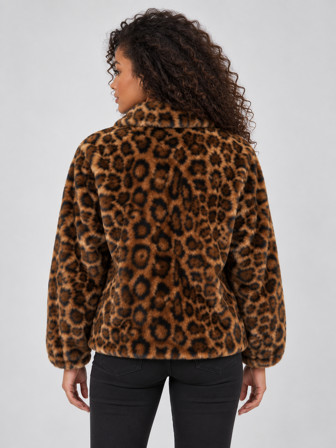 Jacket in Leopard