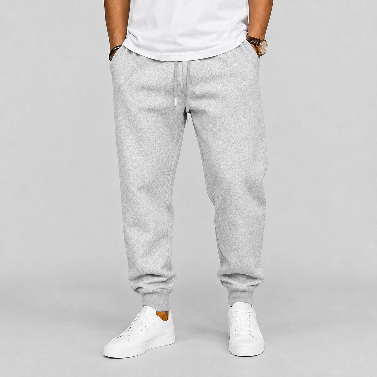 Pants in Licht Grey