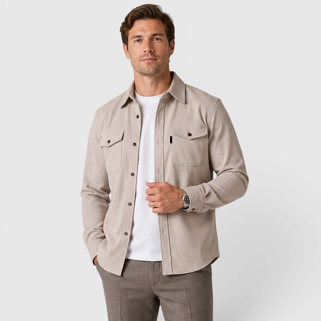 Overshirt in Light Apricot