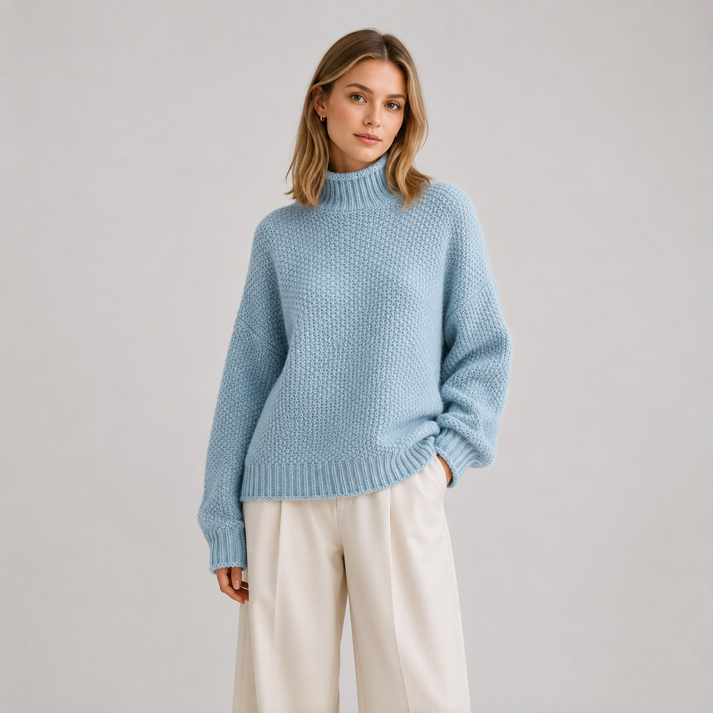 Sweater in Light Blue