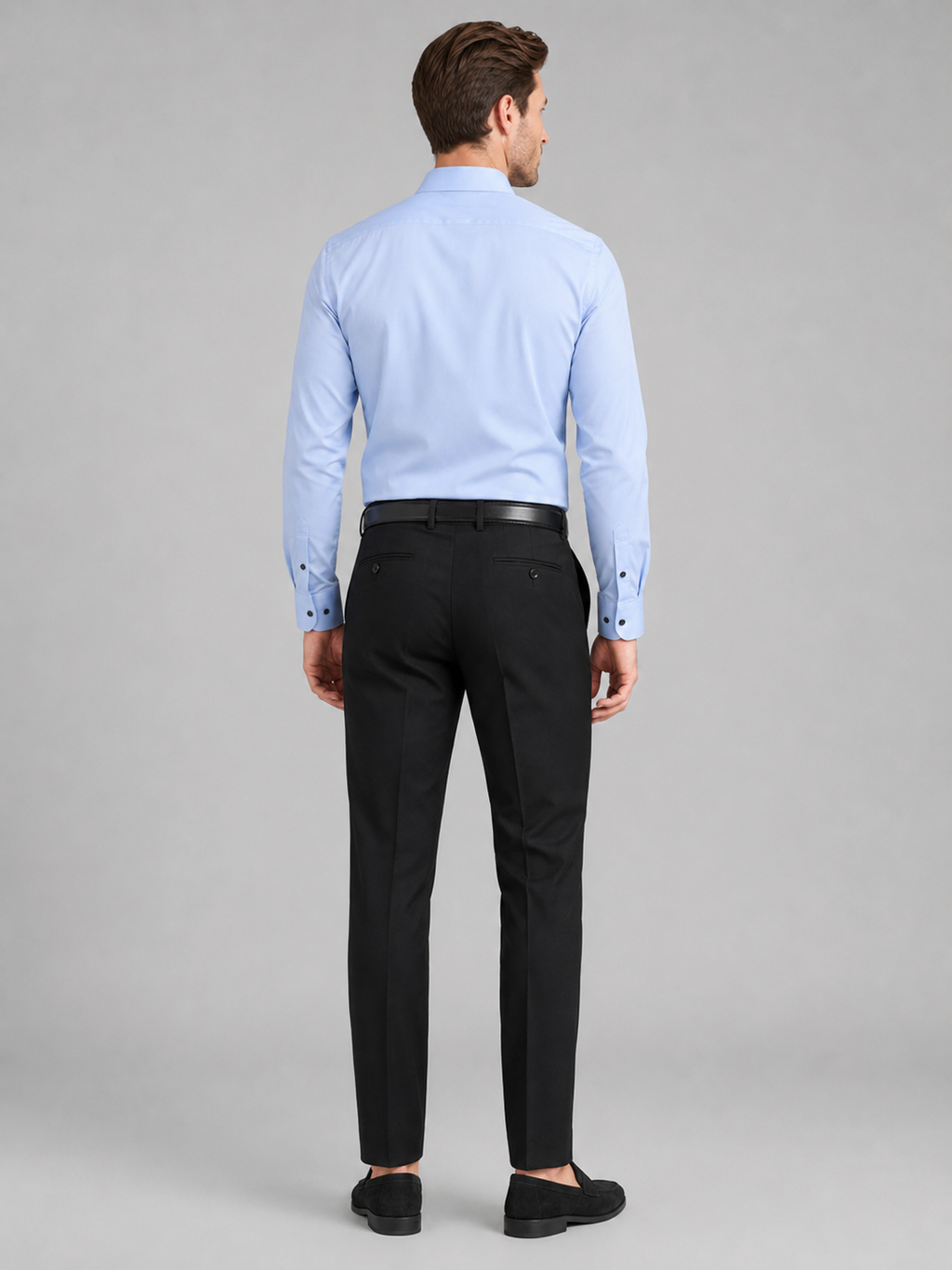 Business Casual Button Down Shirts in Light Blue