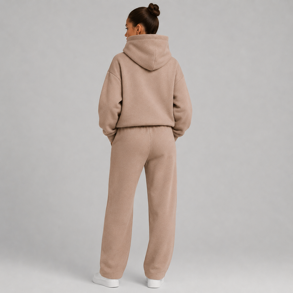 Hoodie in Light Brown