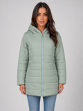 Puffer Jacket in Light Green
