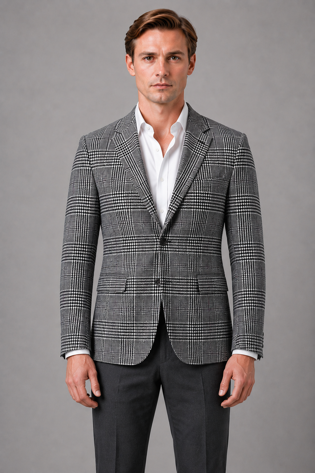 Jacket in Light Grey