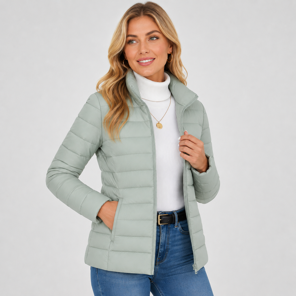 Puffer Jacket in Matcha