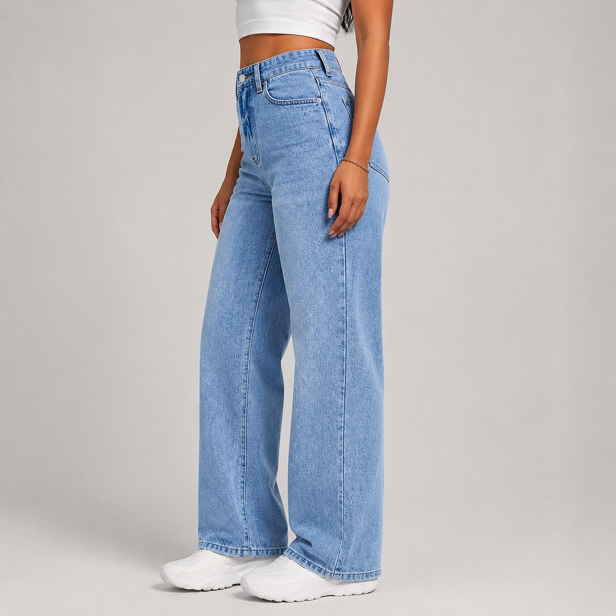 Jeans in Medium Blue