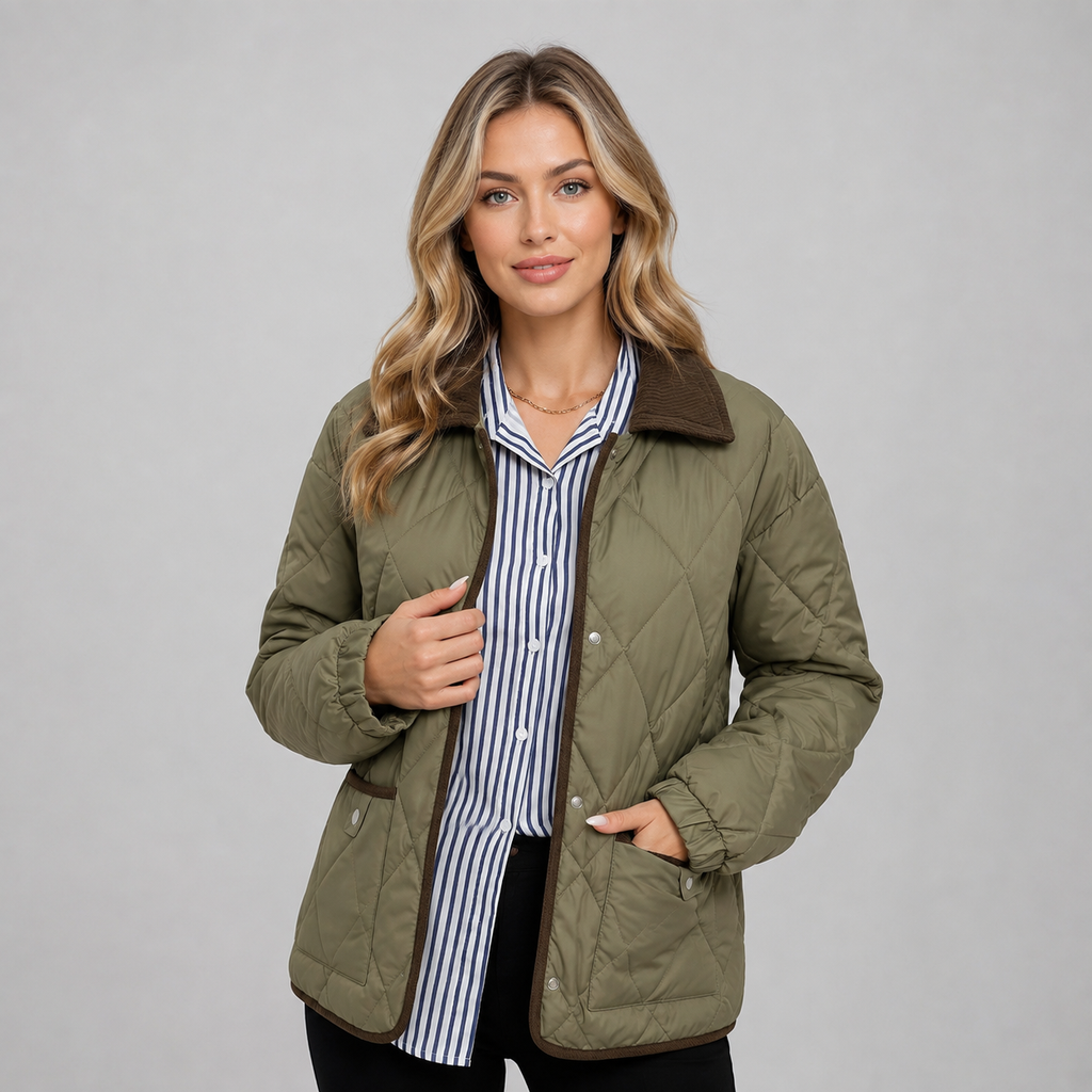 Jacket in Military Green