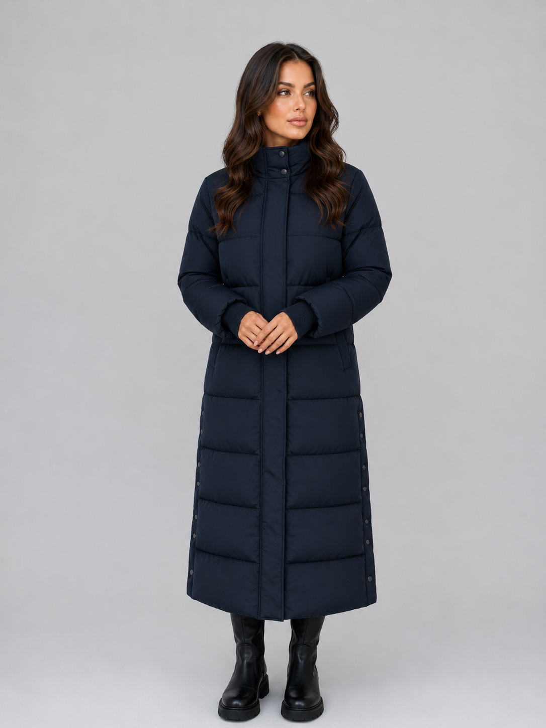 Puffer Jacket in Navy